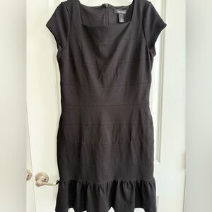 White House Black Market Black Midi Dress